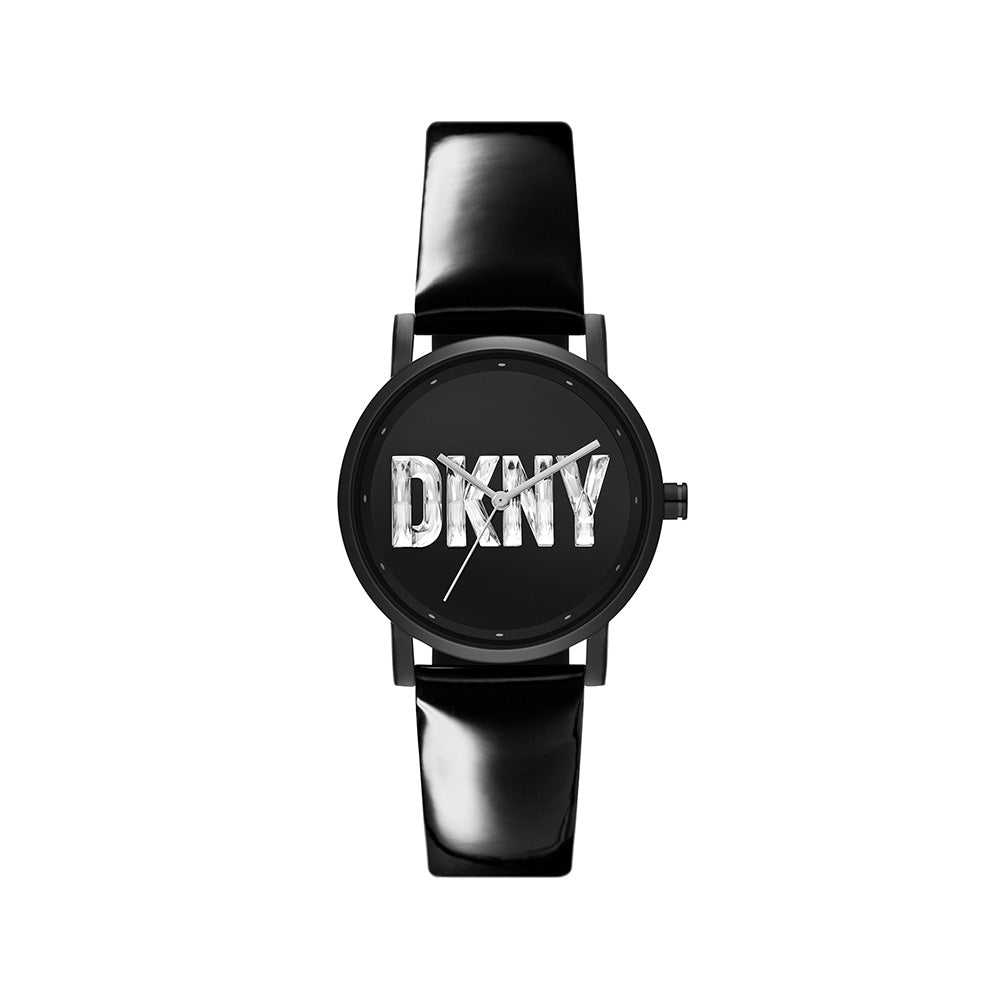 Soho Women Black Quartz Analog Watch