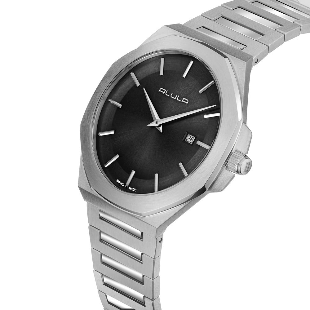 Men Black 41mm Watch