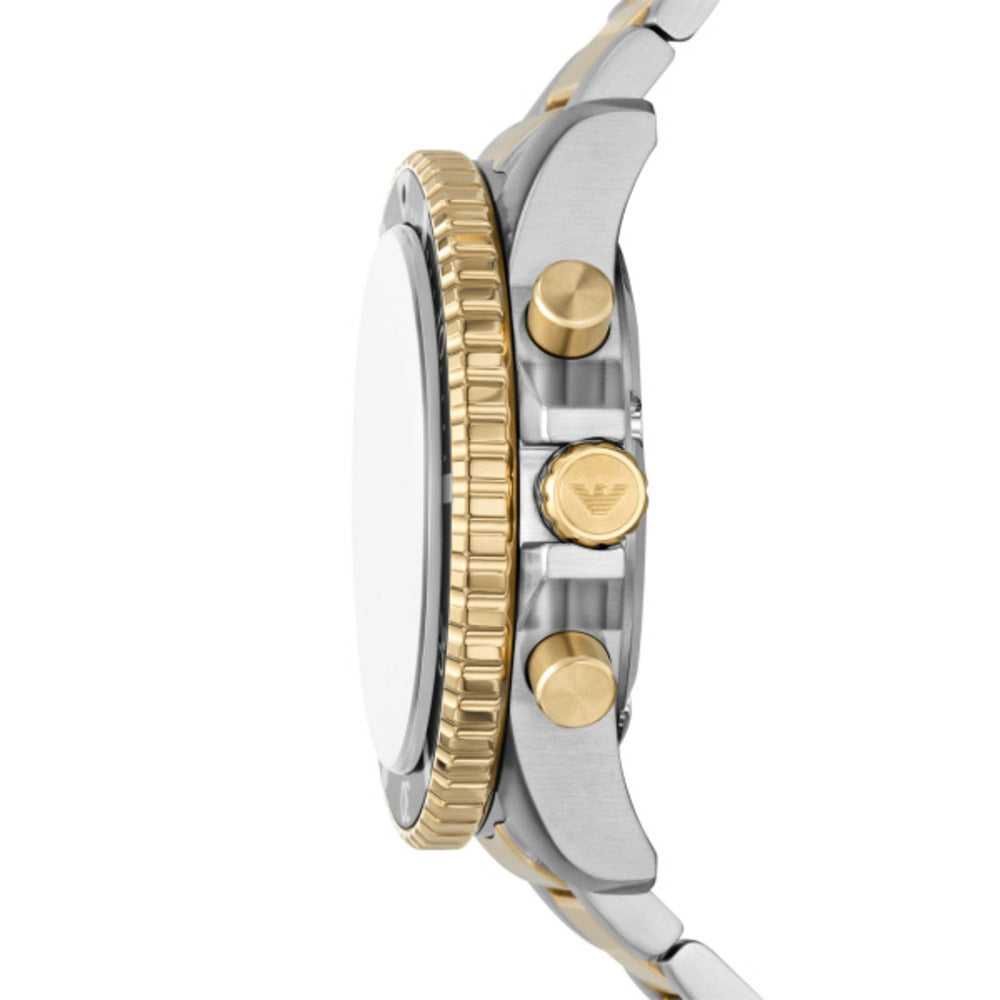 Men World Explorer Gold / Silver 43mm Watch