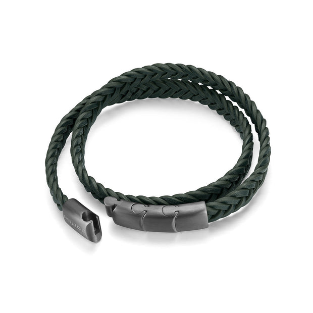 Men Braid Silver Bracelet