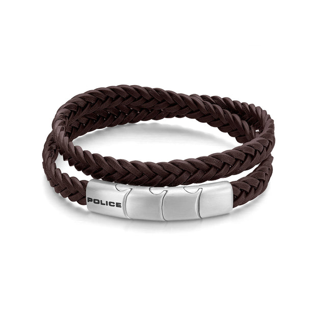Men Braid Brown Bracelet