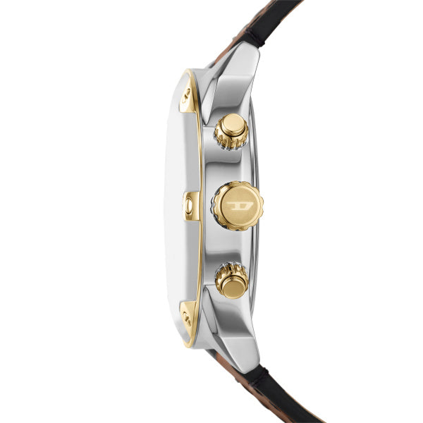 Men Spiked Silver Watch