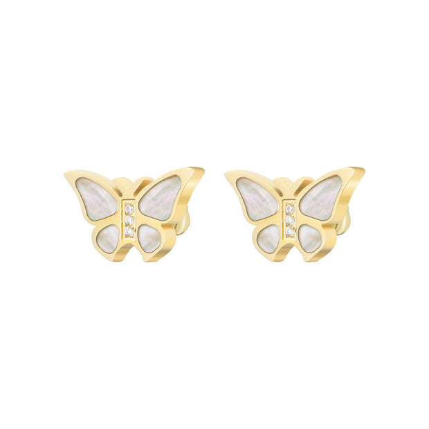 Women Bettina ButterFly Golden Earring