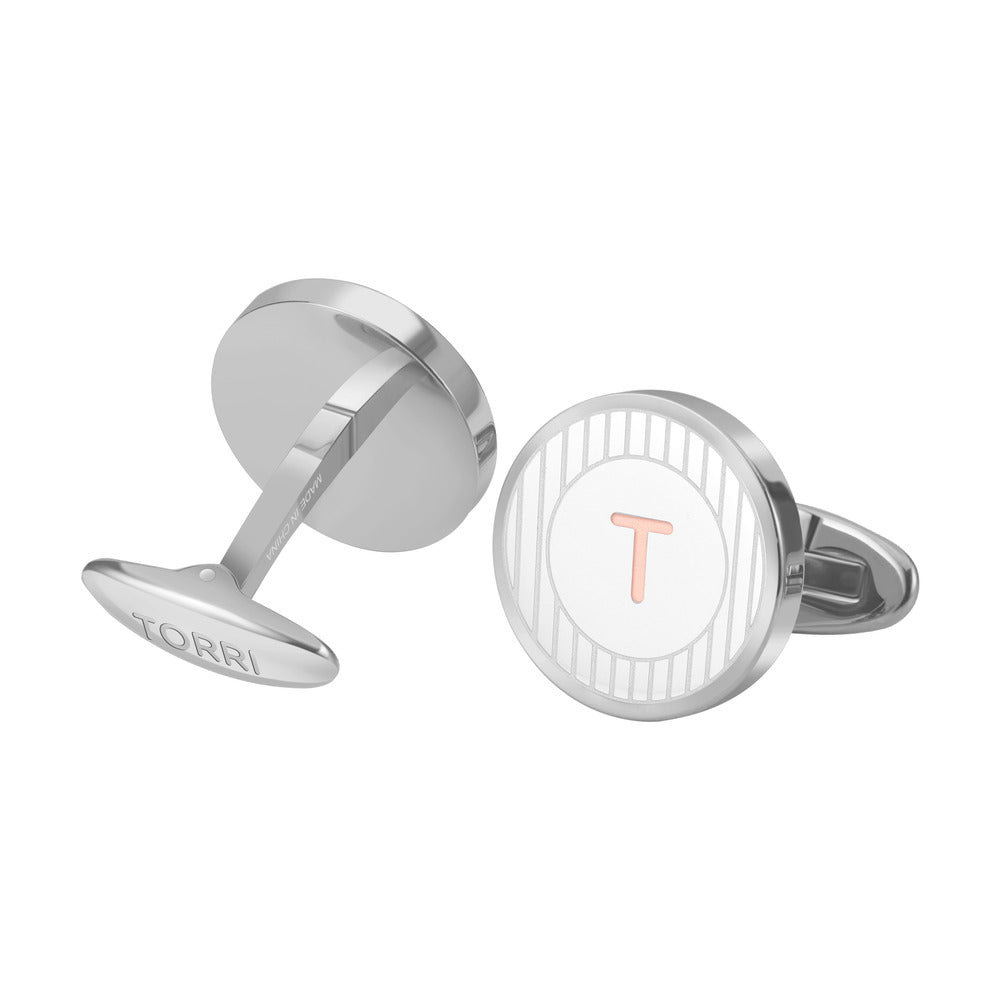 Men Cirillo Silver Cufflink