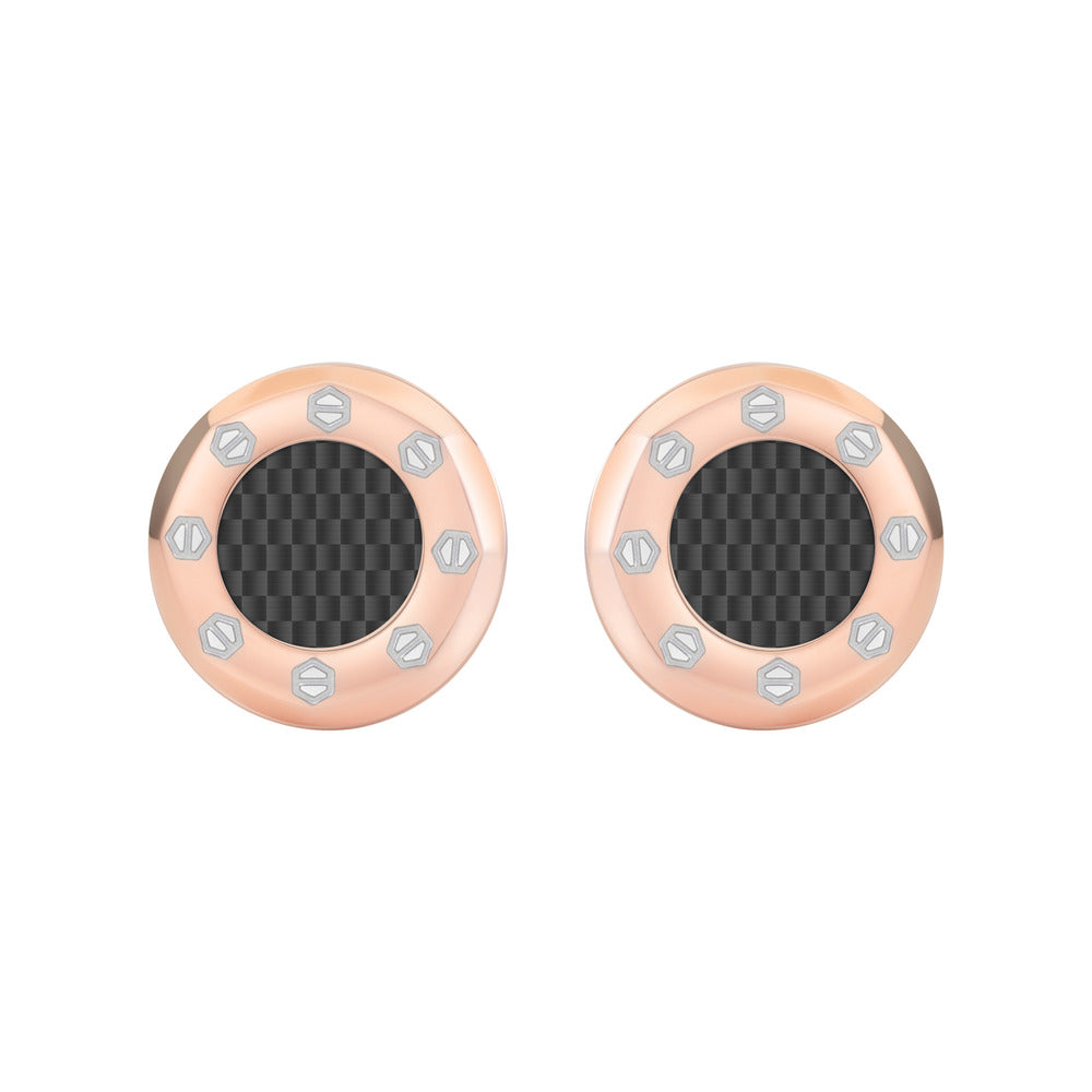 Men Dionigi Rose Gold Cufflink