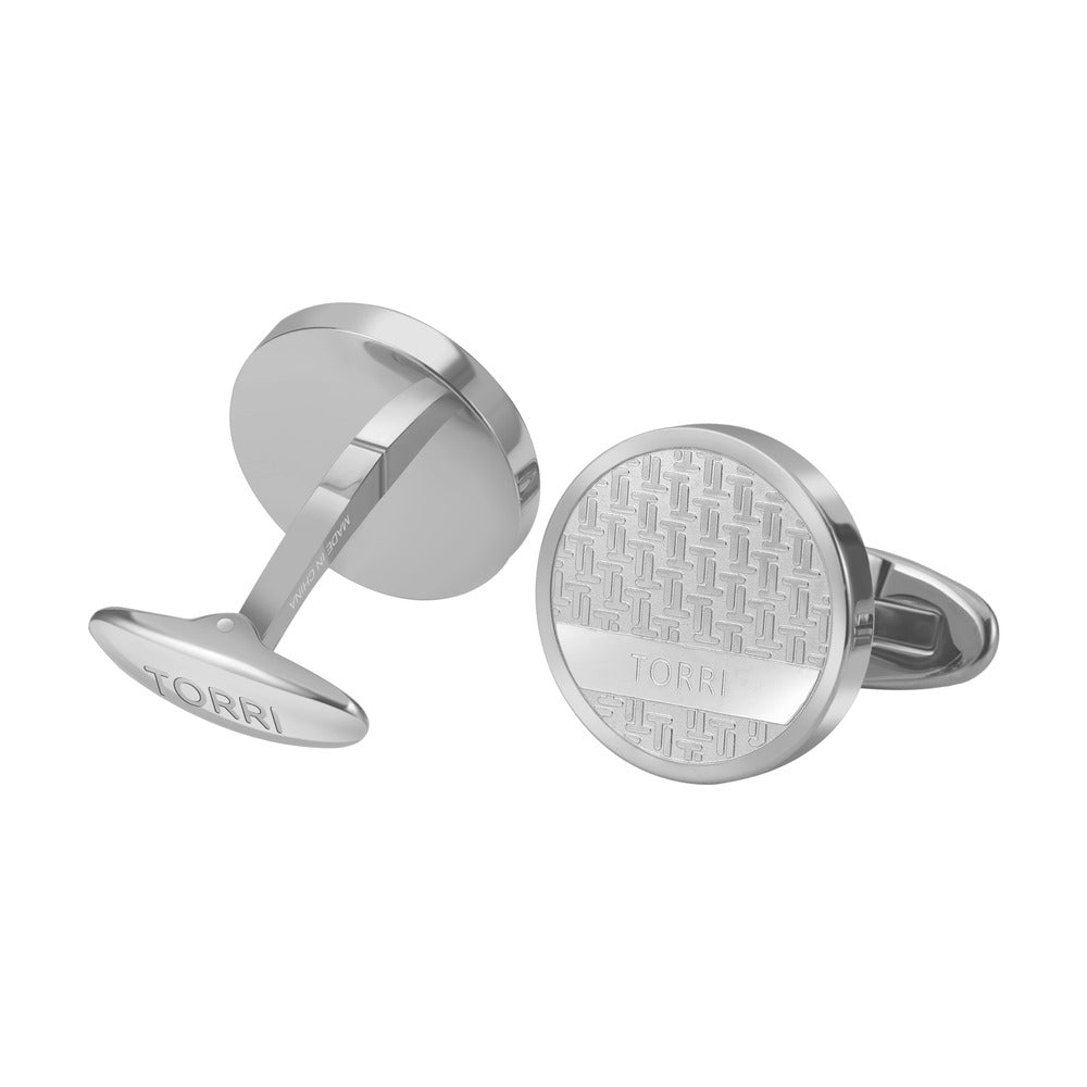 Men Elpidio Silver Cufflink