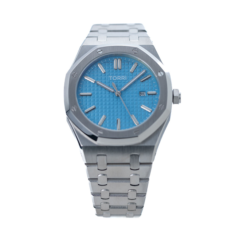 Men 42mm Blue Watch ONTIME UAE Official Store