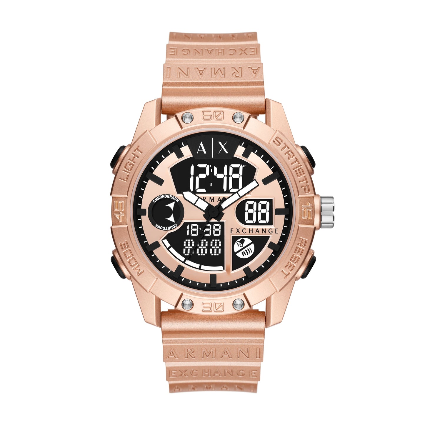 Men 46mm Rosegold Watch