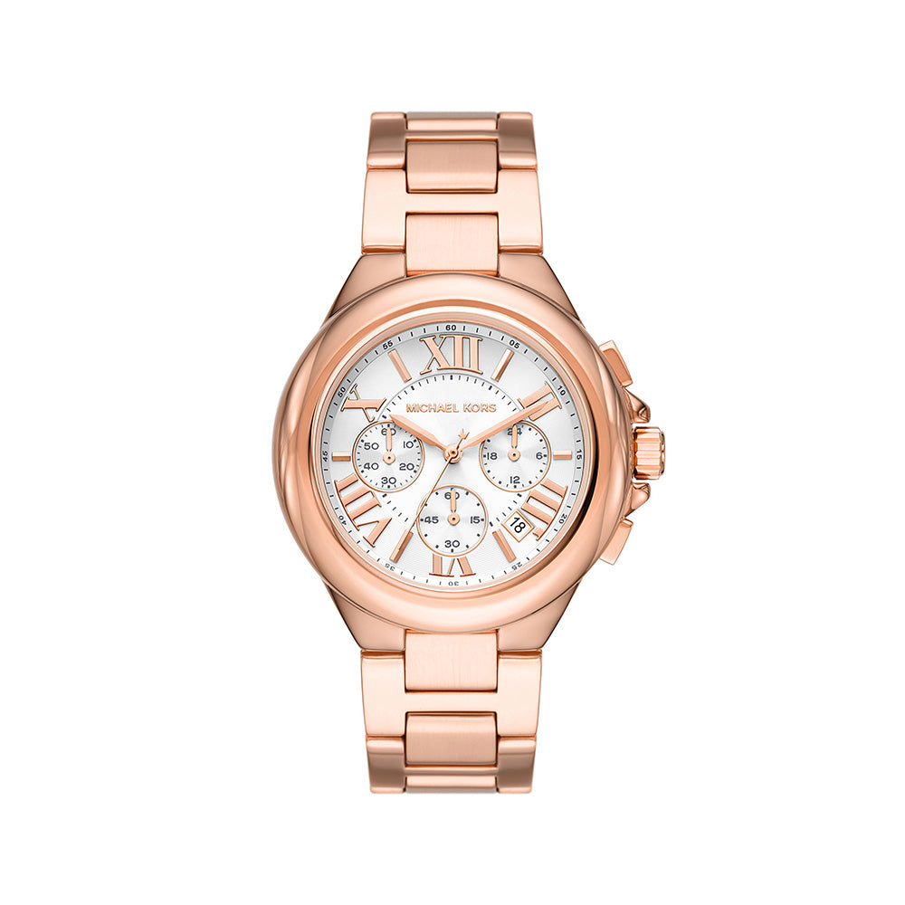 Camille Women White Quartz Chronograph Watch