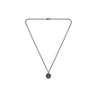 Men Double B Coin Necklace