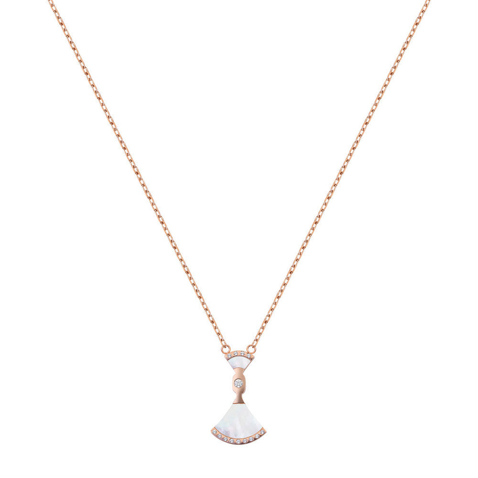Women Bianca Rose Gold Necklace