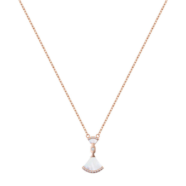 Women Bianca Rose Gold Necklace