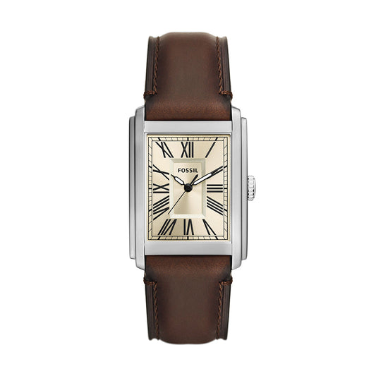 Men Carraway 30mm Brown Leather Watch