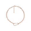 Women Stainless Steel Rose Gold Necklace