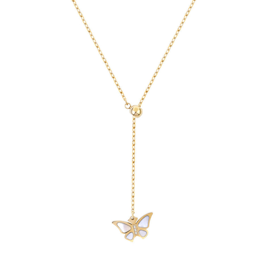 Women Bettina ButterFly Gold Necklace