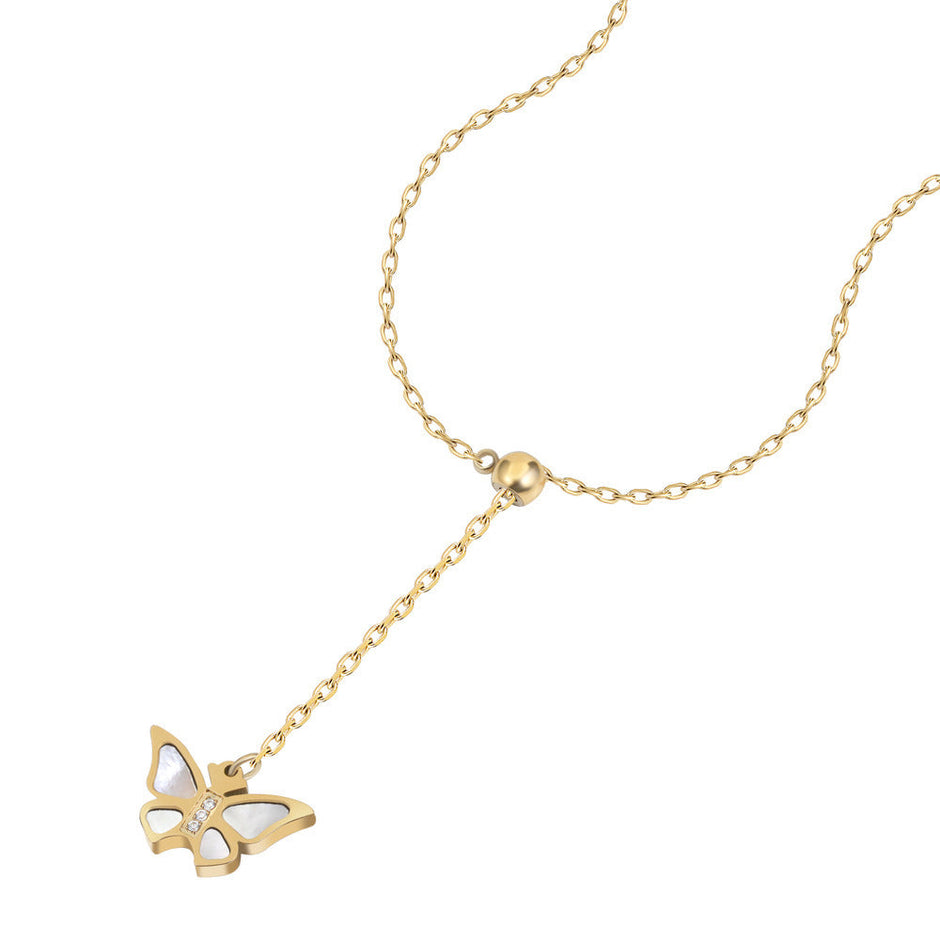 Women Bettina ButterFly Gold Necklace
