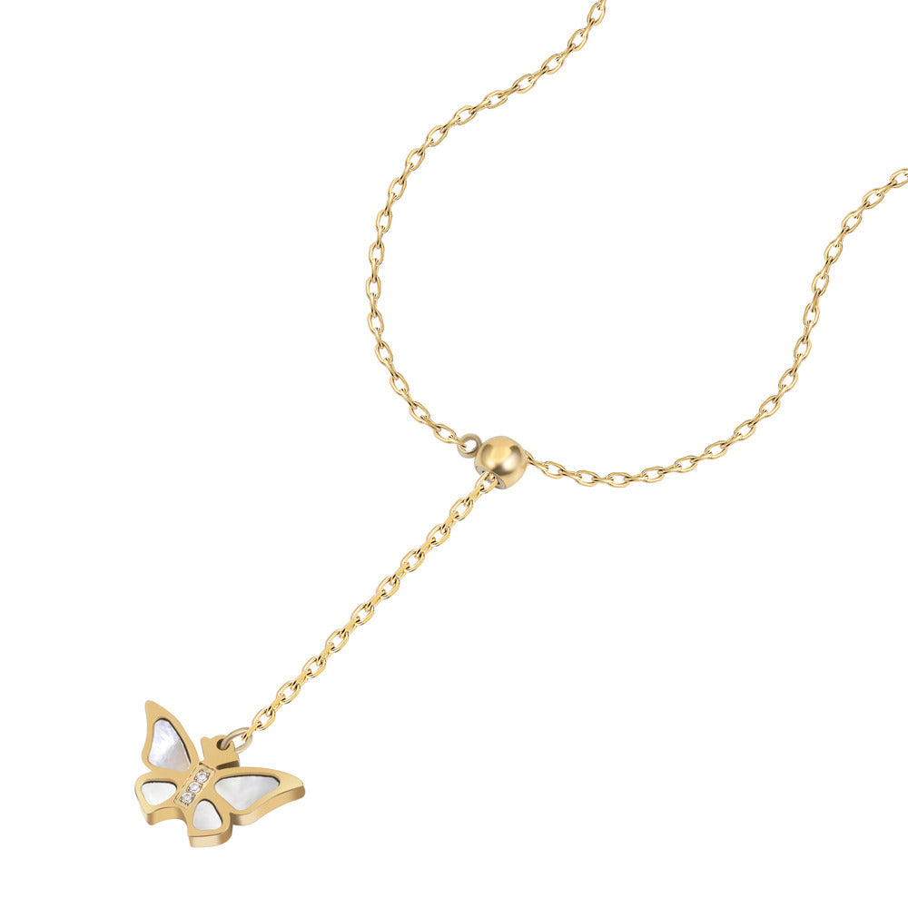 Women Bettina ButterFly Gold Necklace