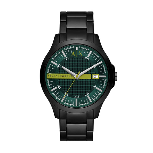 Men Hampton 46mm Green Watch