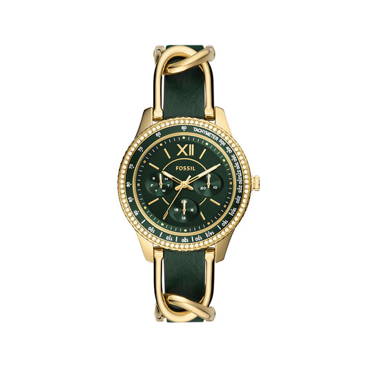 Stella Women Green Quartz Multifunction Watch