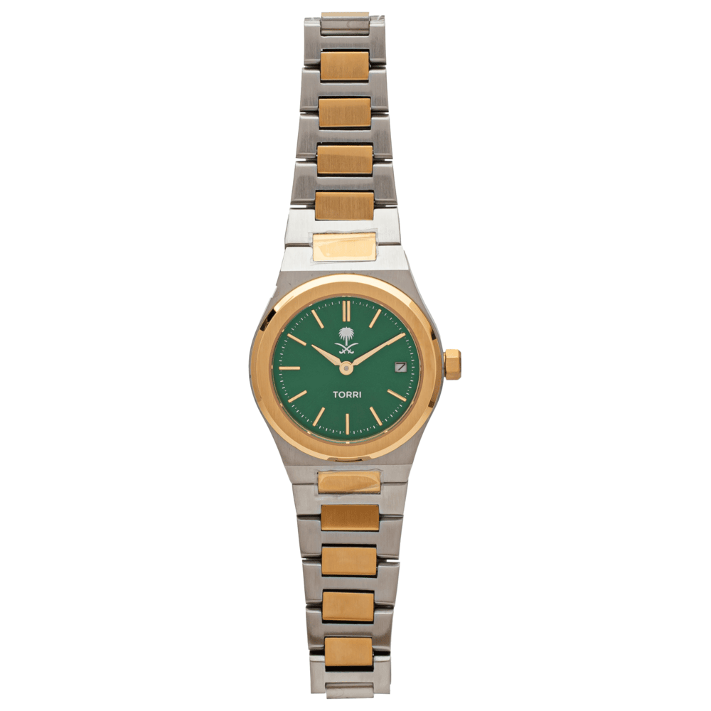 Men Two Tone Watch