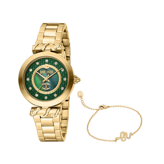 Donna Luce Women Green Stainless Steel Watch
