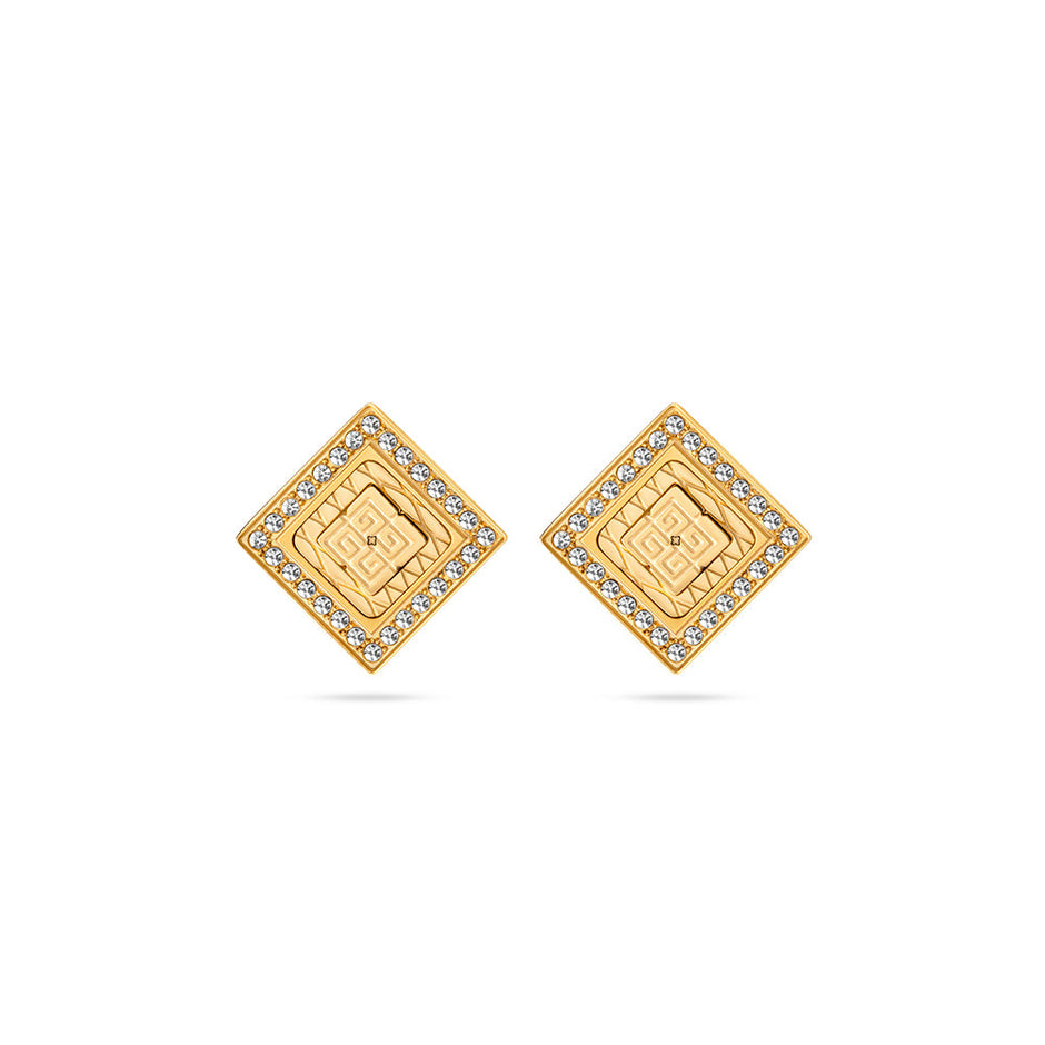 Eva Gold Plated Earrings