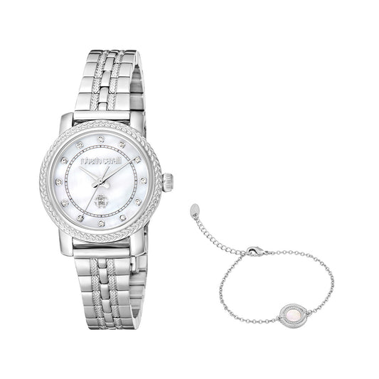 Carina Women White Stainless Steel Watch