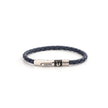 Men Blue Braided Bracelet