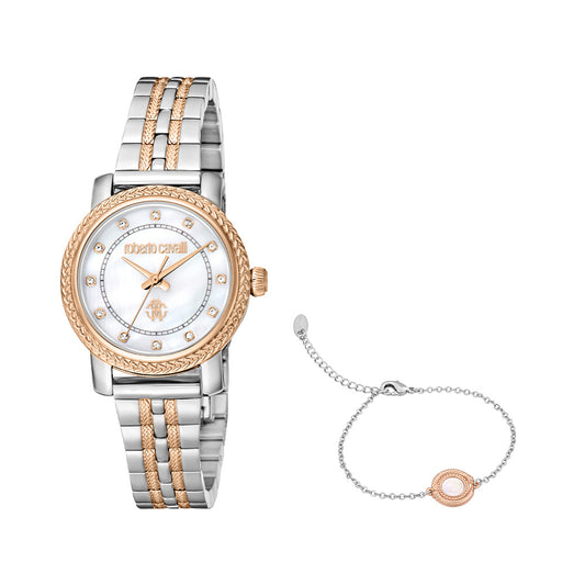 Carina Women White Stainless Steel Watch