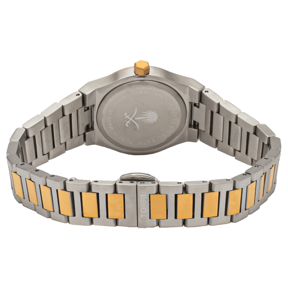 Men Two Tone Watch