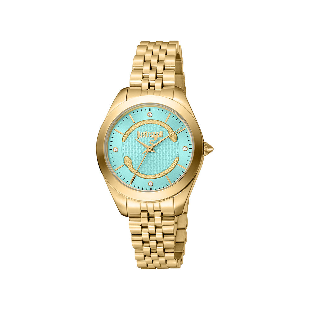 Cerchio Women Turquoise Stainless Steel Watch