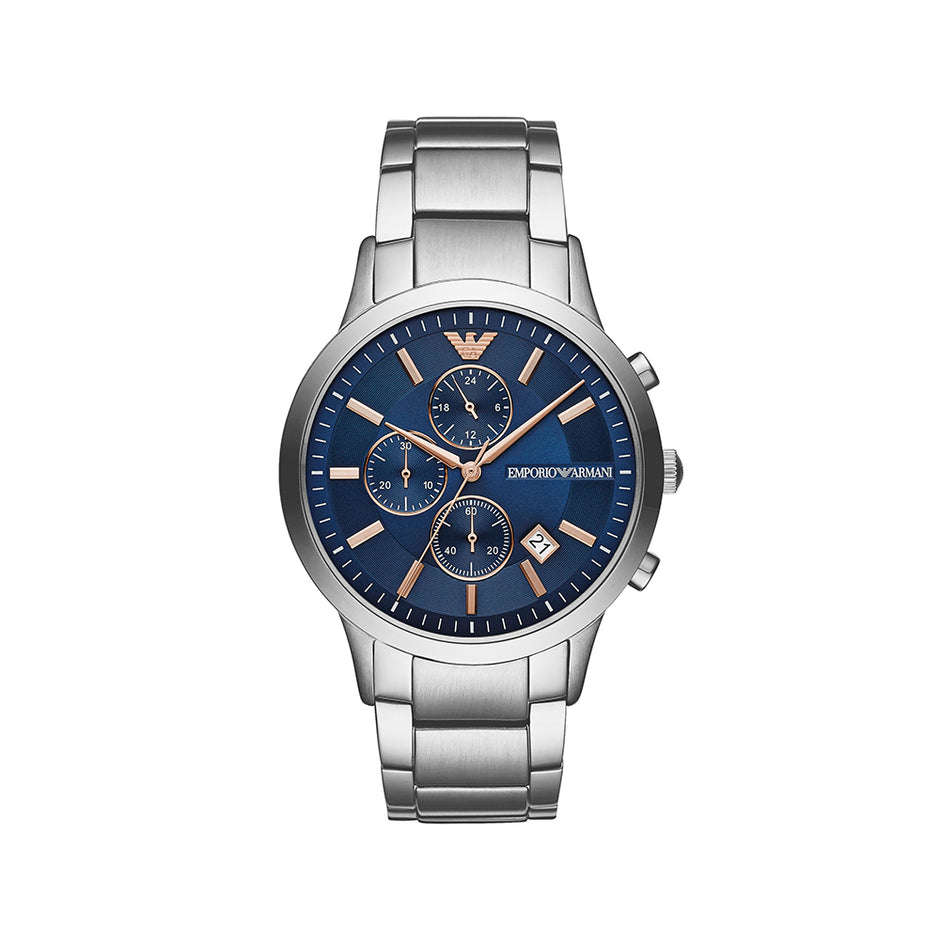 Men Renato Silver Watch