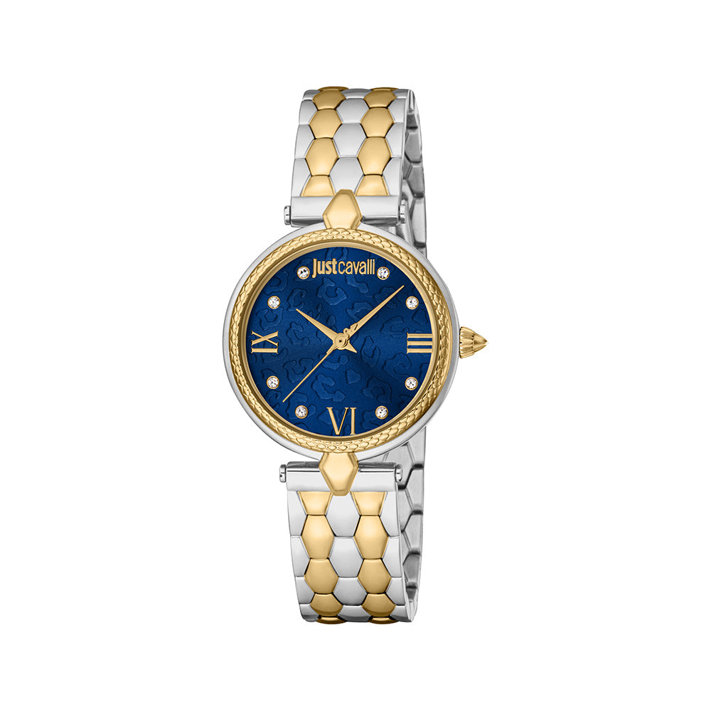 Donna Leopardo Women Blue Stainless Steel Watch
