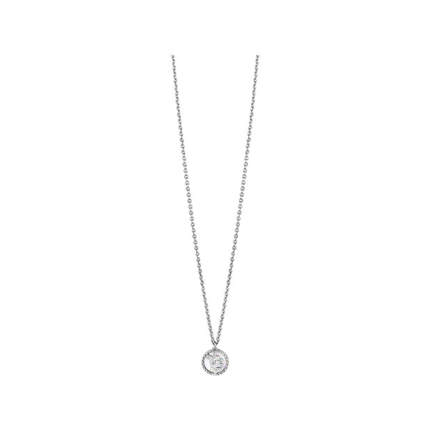 Linea Logo 4 Women Silver Necklace