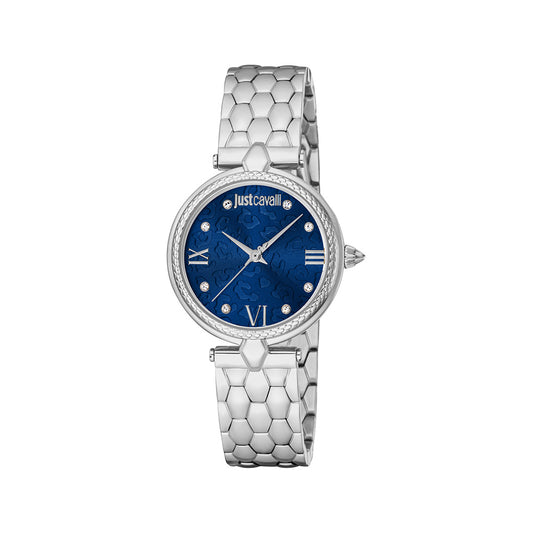 Donna Leopardo Women Blue Stainless Steel Watch