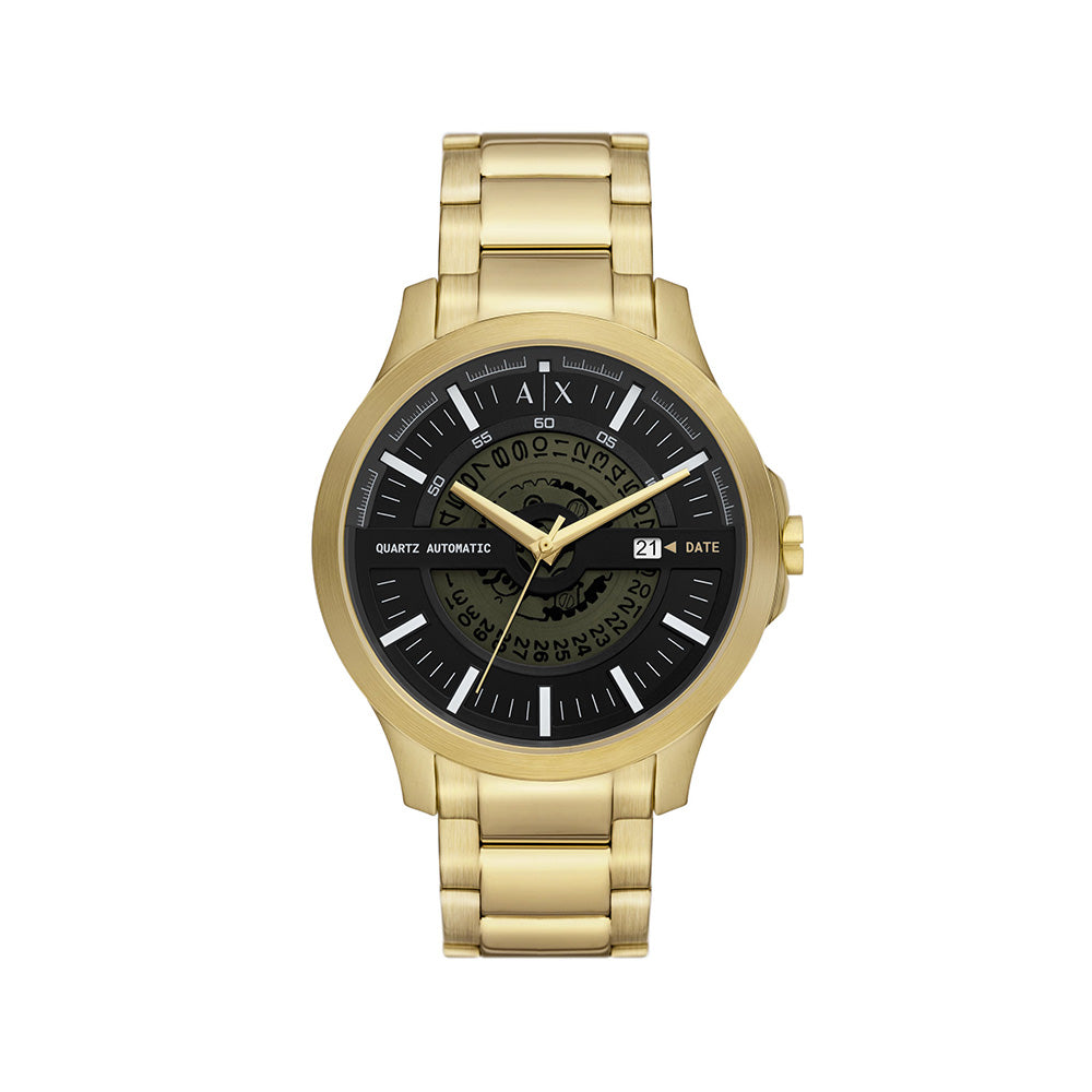 Hampton Men Black Automatic Watch