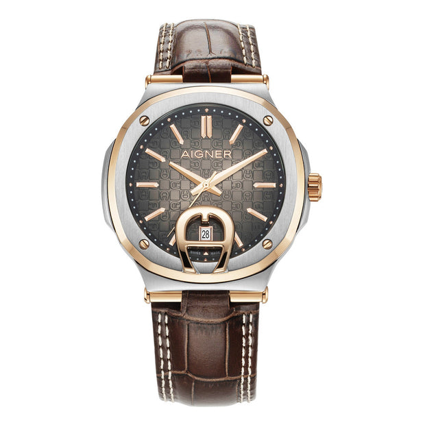 Men Taviano 2 Brown 43mm Watch