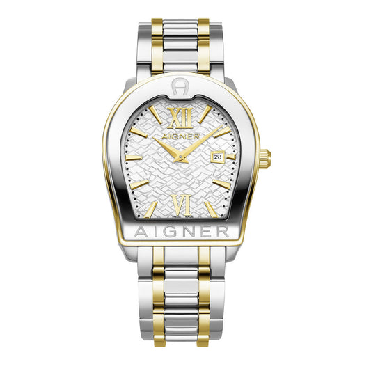 Men Verona Due Silver 46mm Watch