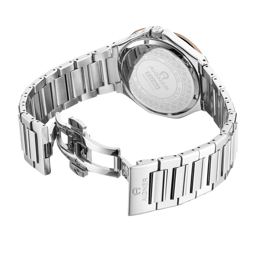 Men Fermo Silver 45mm Watch
