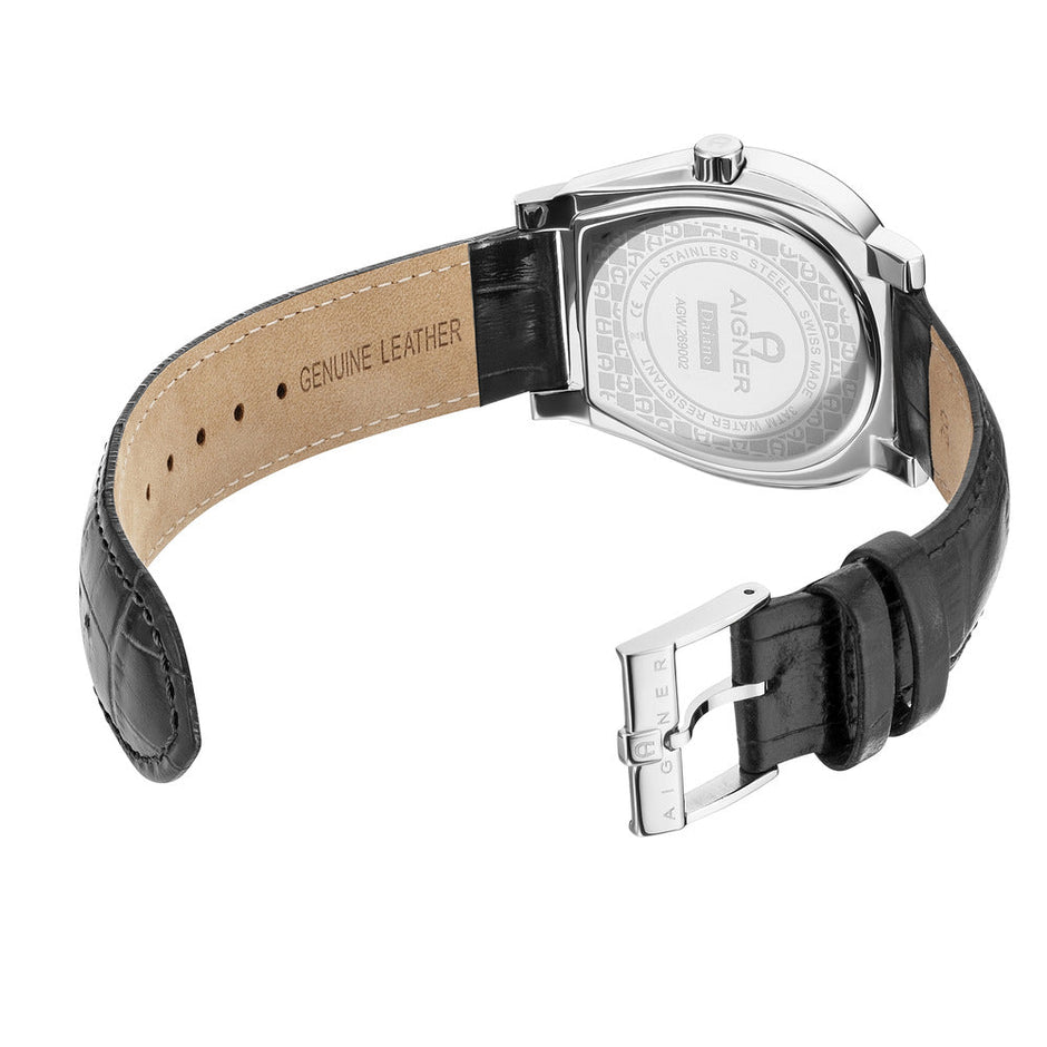Men Daiano 49mm Silver Watch