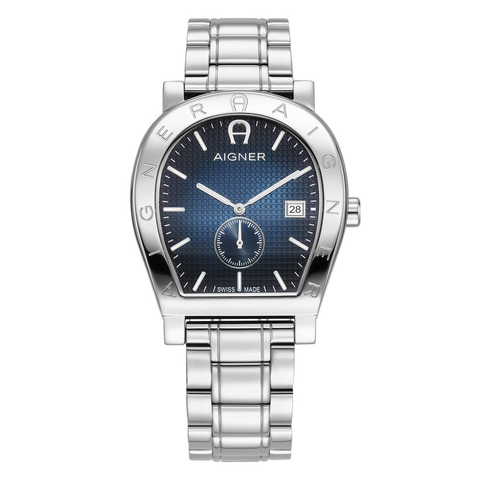Men Daiano Silver 49mm Watch