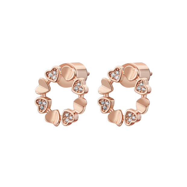 Women Rose Gold Earring