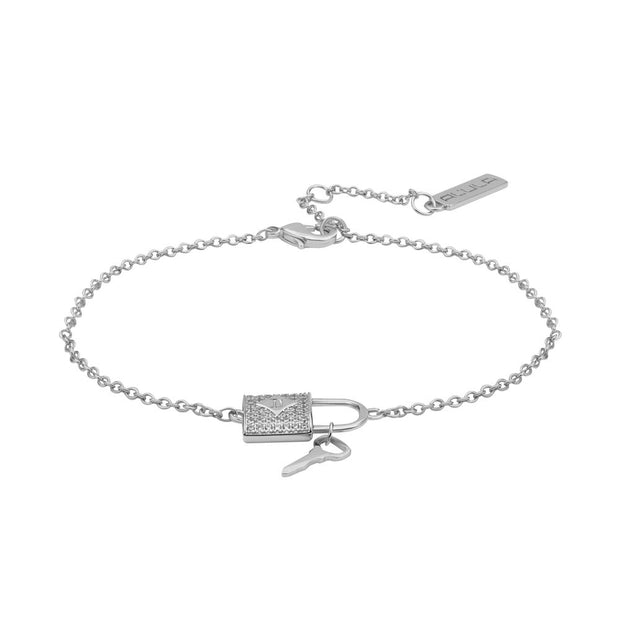 Women Slim Round White Bracelet