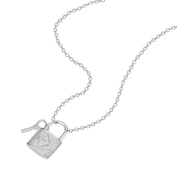 Women Slim Round White Necklace