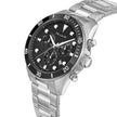 Men Black Stainless Steel 42.5mm Watch