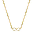 Women Solitaire Crystal Blue Necklace