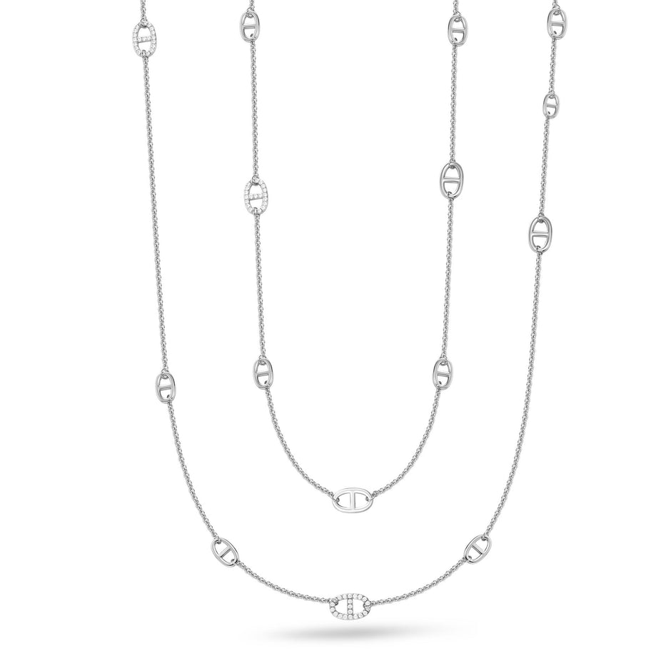 Women H Devel Silver Necklace