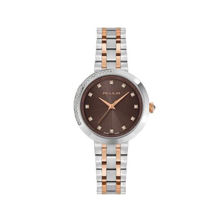 Women Brown Stainless Steel Watch
