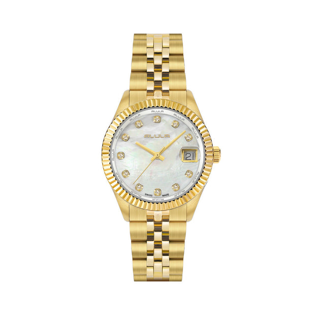 Women White Gold Watch