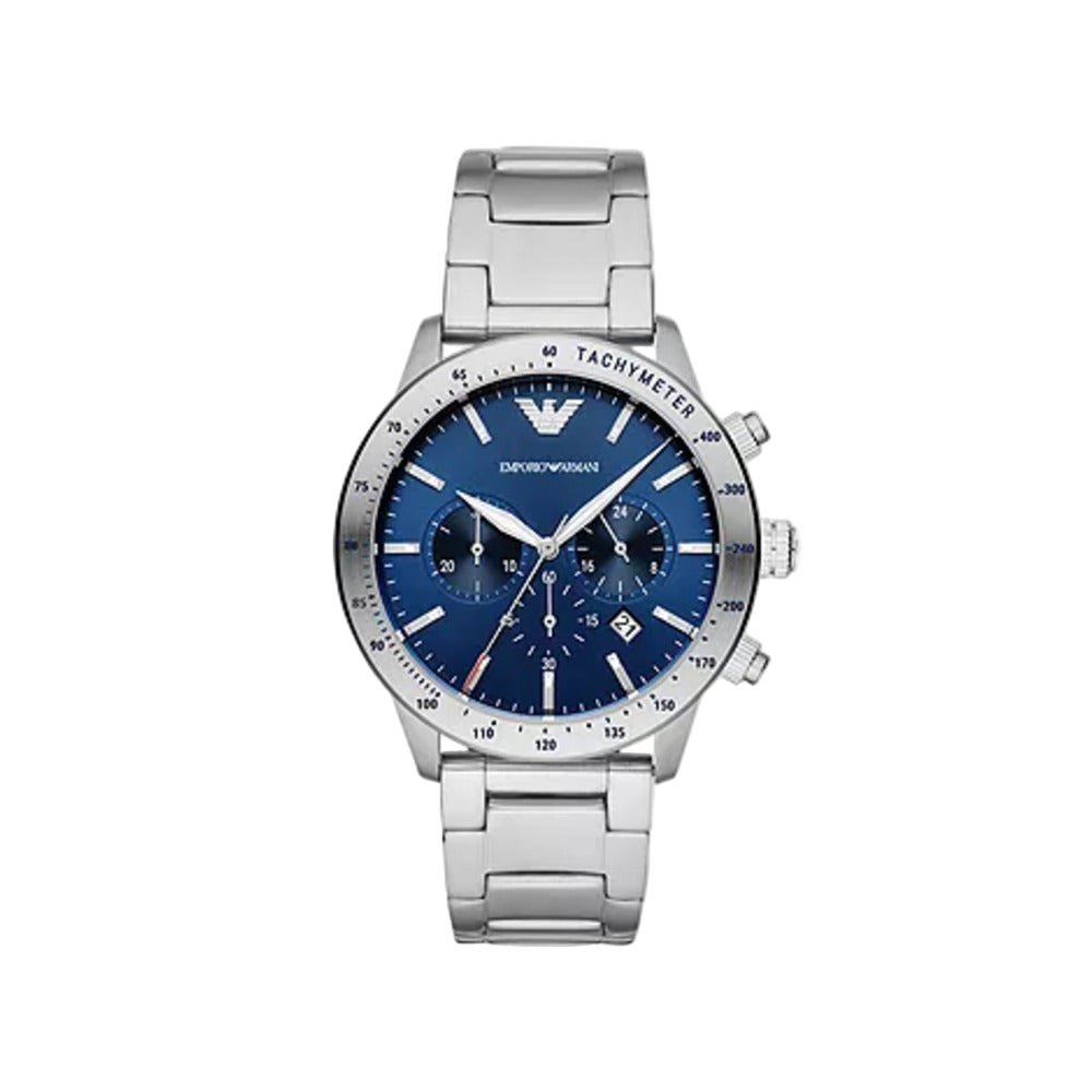 Men Mario Silver Watch